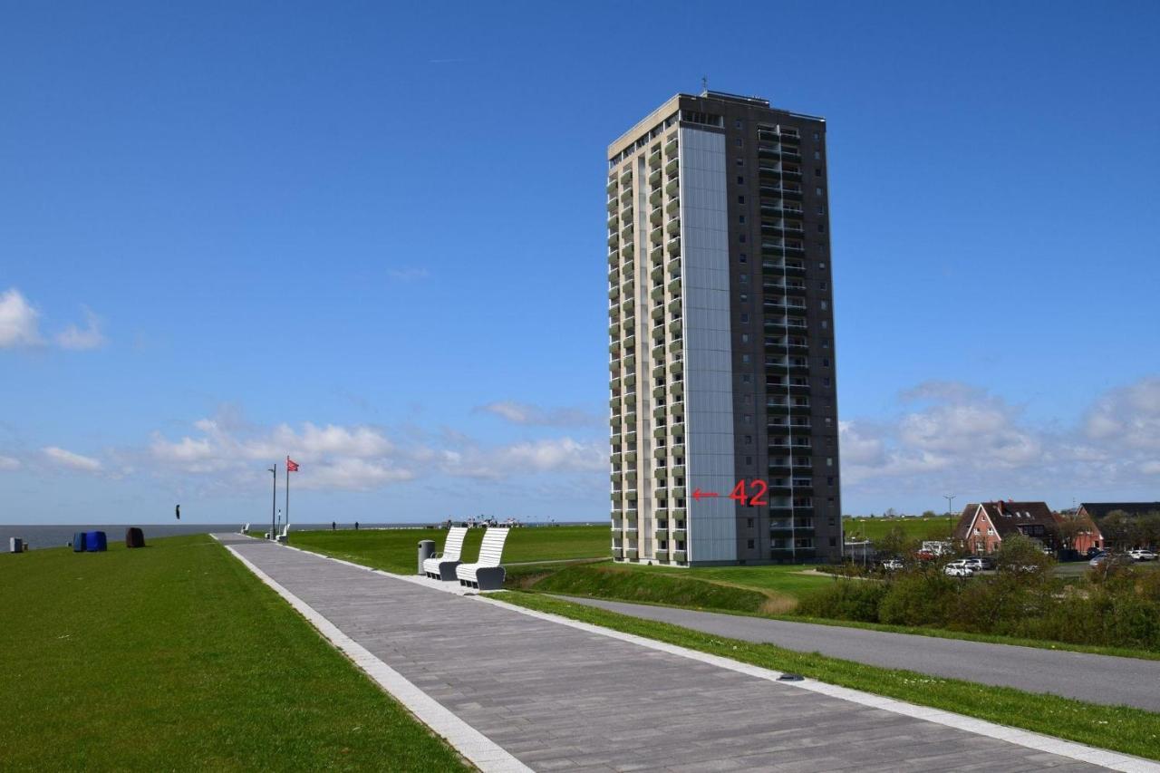 Hochhaus Seeblick Appartement 42 Busum Bagian luar foto