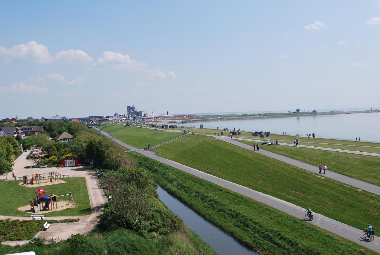 Hochhaus Seeblick Appartement 42 Busum Bagian luar foto