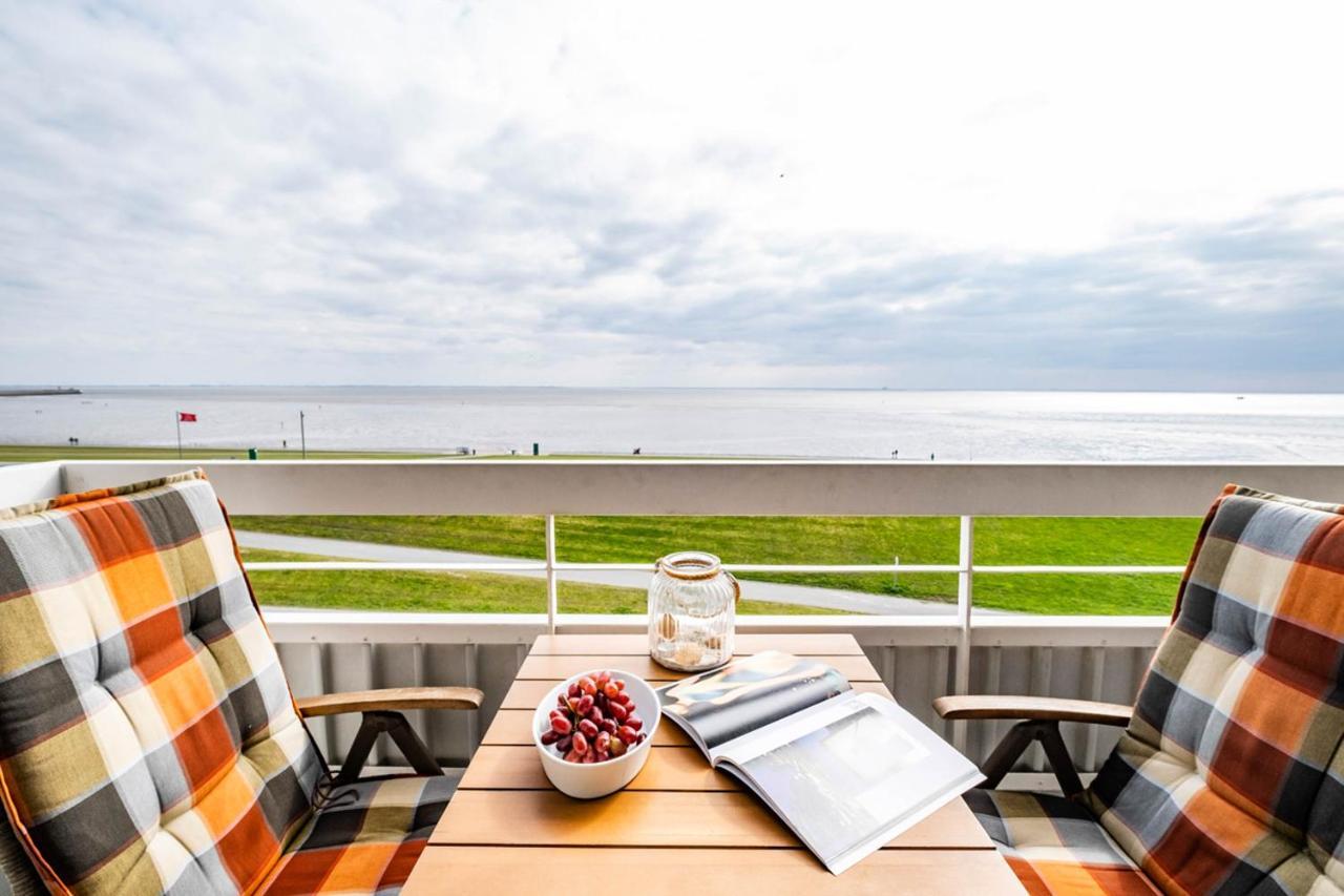 Hochhaus Seeblick Appartement 42 Busum Bagian luar foto