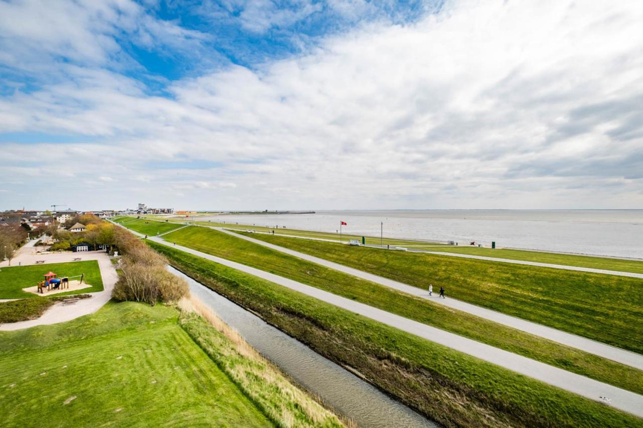 Hochhaus Seeblick Appartement 42 Busum Bagian luar foto