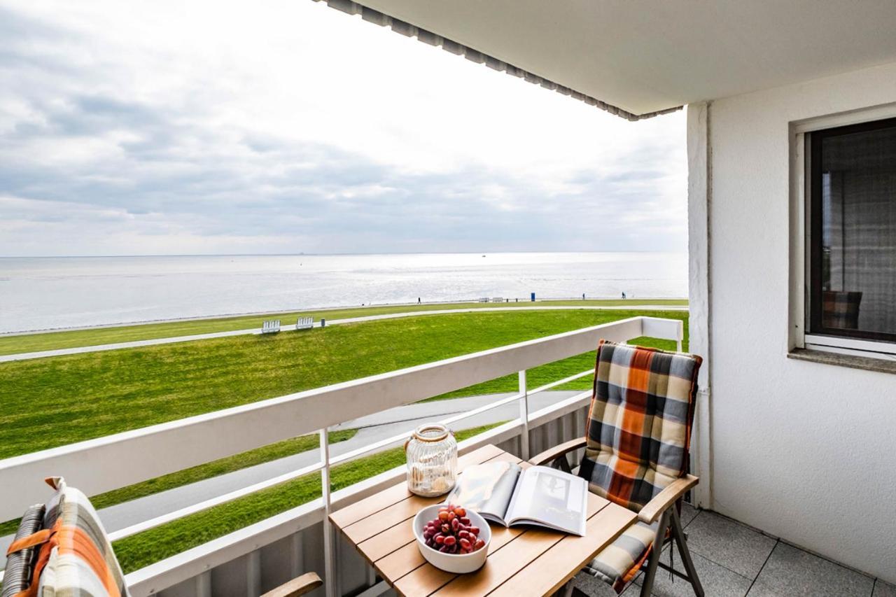 Hochhaus Seeblick Appartement 42 Busum Bagian luar foto